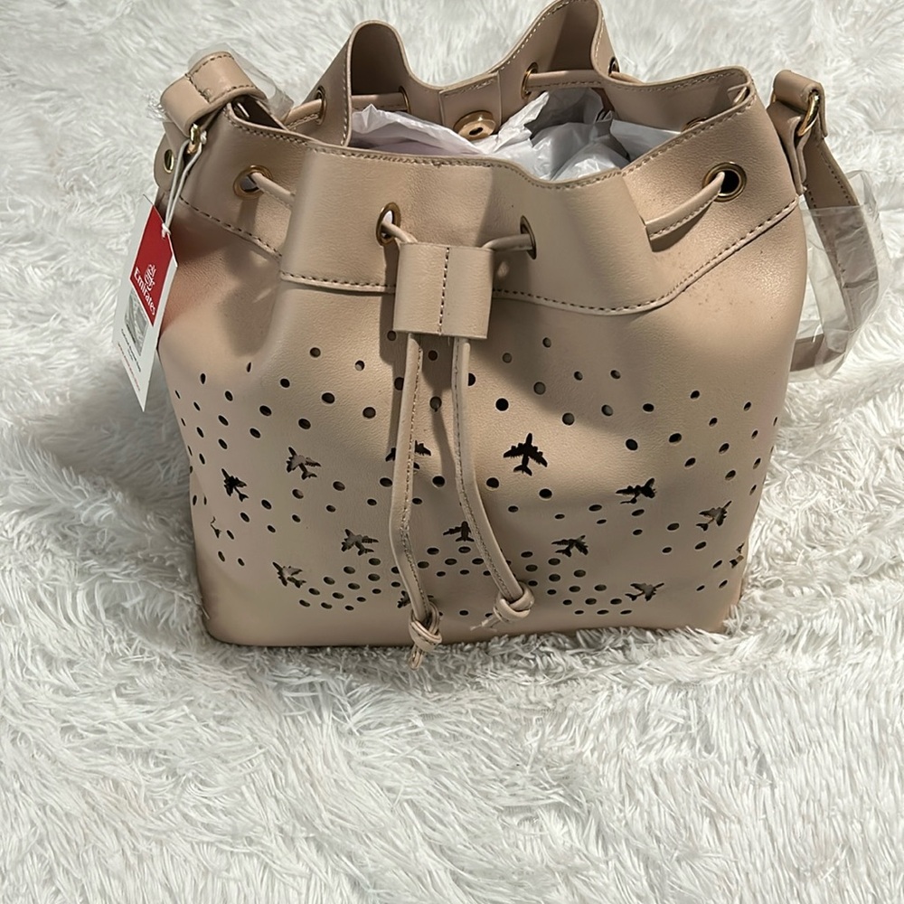 Bucket bag NWT Emirates Cut-Out Airplanes